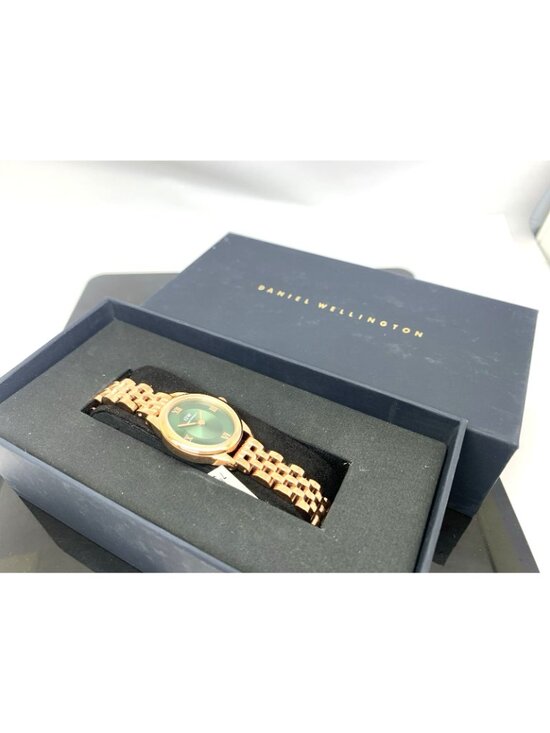 Daniel Wellington Women\'s Watch DW00100806 Green Dial Rose Gold Steel Oval 22mm main image 6